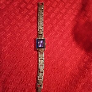 Anne Klein Stainless Steel Women's Watch With Blue Face Needs A New Battery